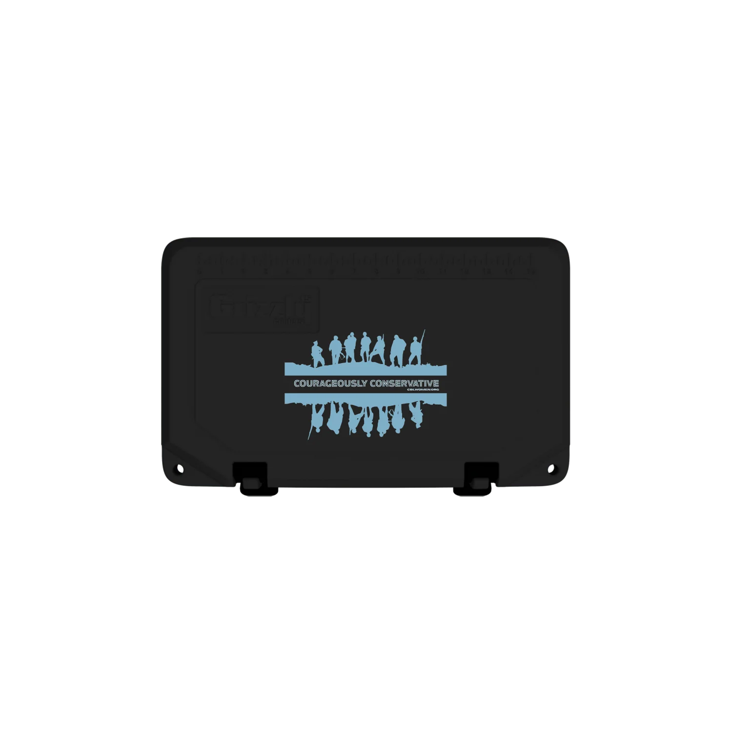 COURAGEOUSLY CONSERVATIVE SILHOUETTE - Grizzly 15 Black - Image 2