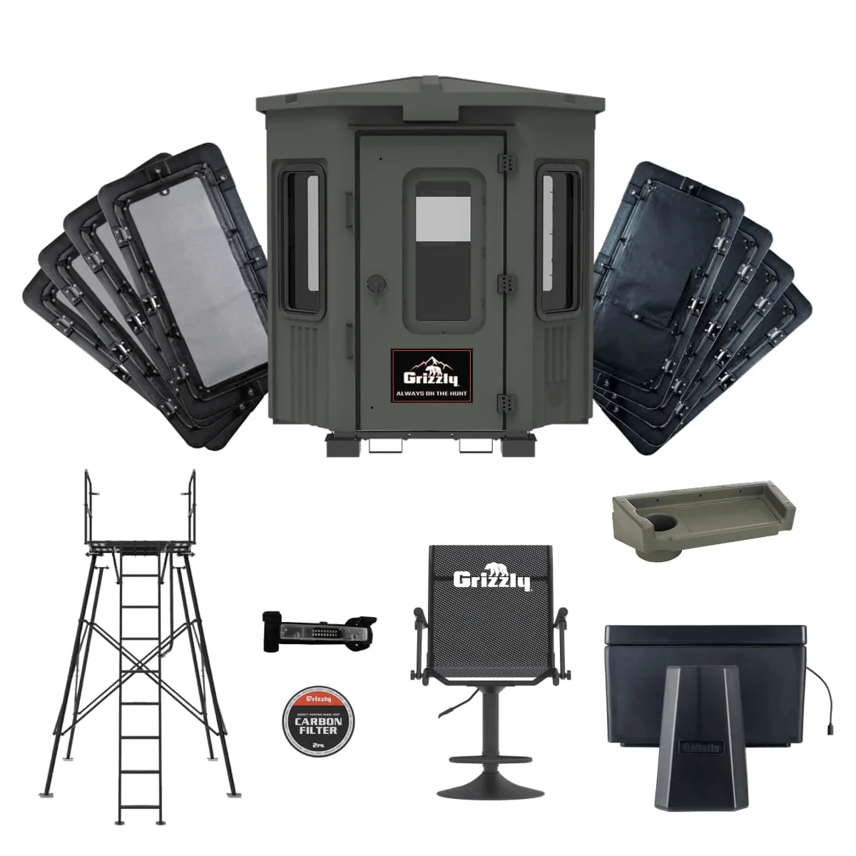 Premium Tower Alpha Hunting Blind Kit - Image 21
