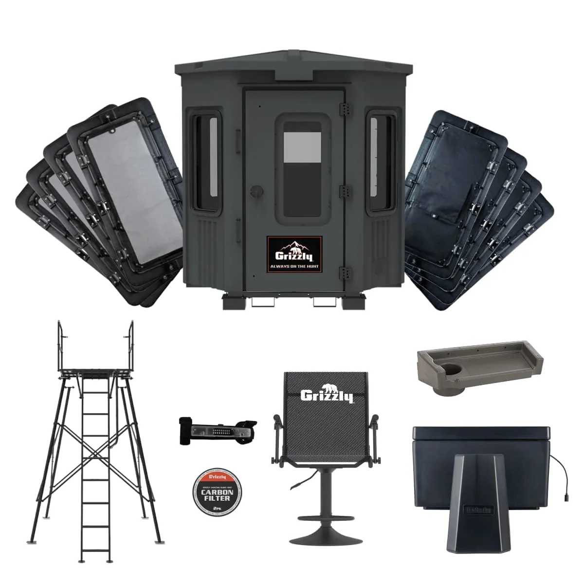 Premium Tower Alpha Hunting Blind Kit - Image 41